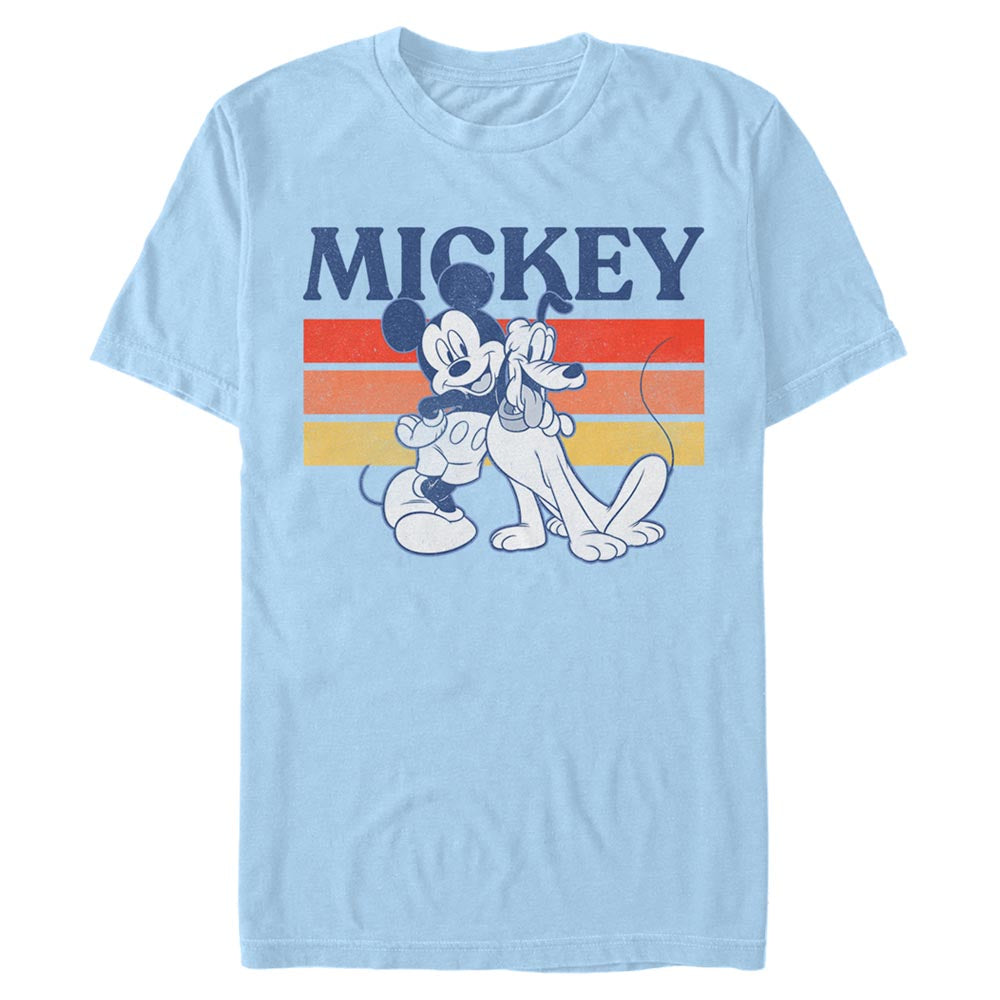 Men's Disney Retro Pluto and Mickey Mouse T-Shirt