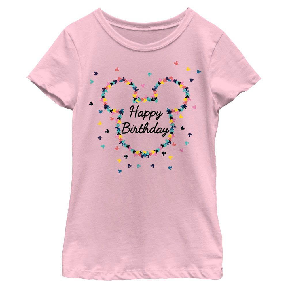 Girl's Disney Mouse Birthday Frame T-Shirt