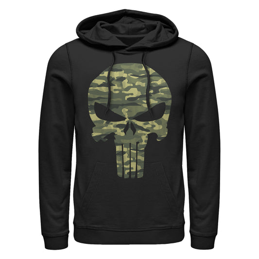 Men's Marvel Punisher CamoSkull Lightweight Hoodie