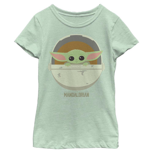 Girl's Star Wars The Child Cute Bassinet T-Shirt